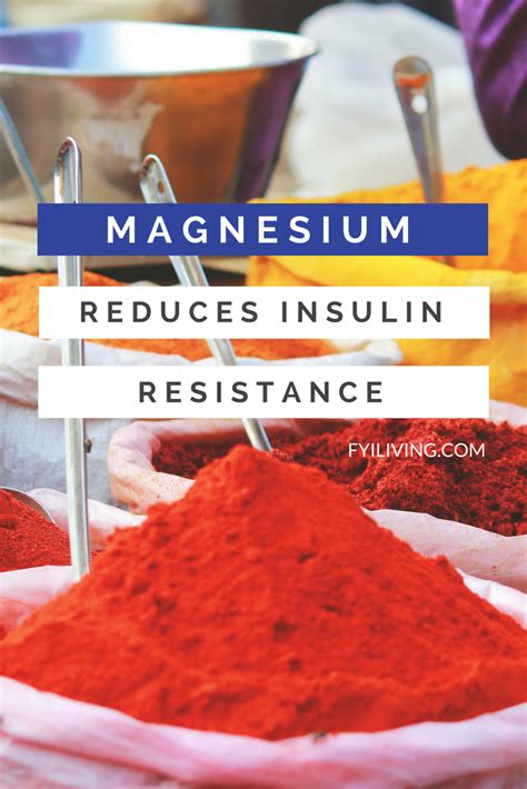 Magnesium Reduces Insulin Resistance | Insulin resistance diet, Insulin resistance, Leptin ...