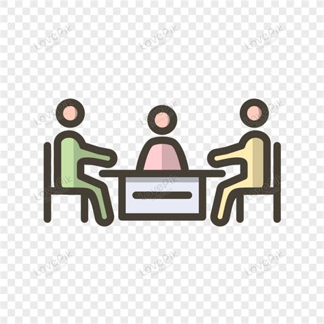 Vector Meeting Icon, Vector Icon, Meeting, PNG Free PNG And Clipart Image For Free Download ...