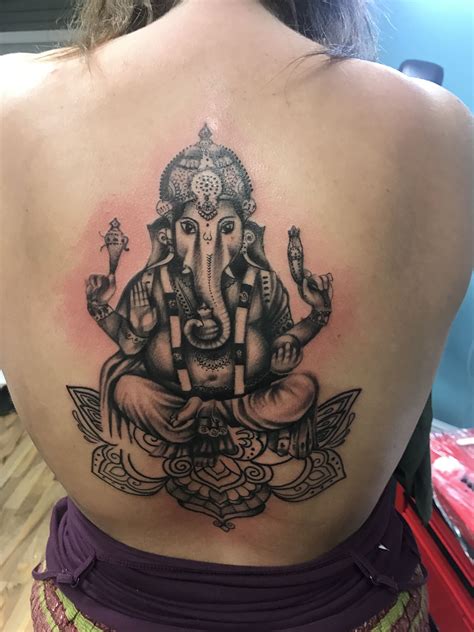 Mhow Ganesha Idols Immersed On Anant Chaturdashi And Ganesha Tattoo Women And Ganesha tattoo ...