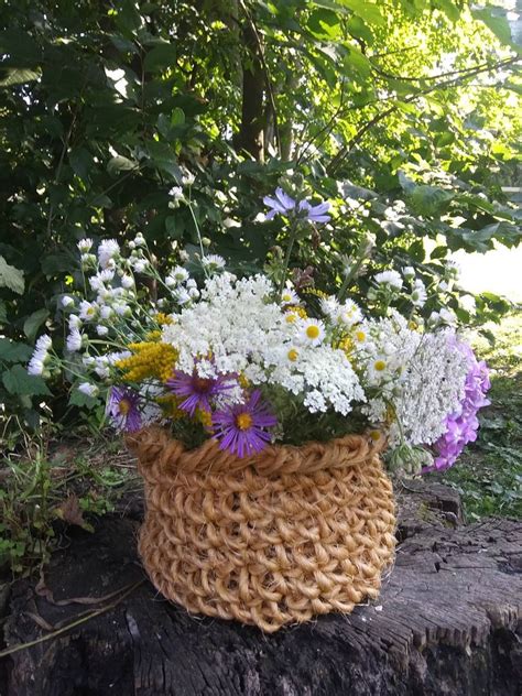 Handmade basket baler twine basket rustic twine basket | Etsy