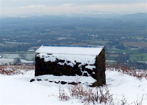 Snow covered information board at Clee... © Mat Fascione cc-by-sa/2.0 :: Geograph Britain and ...