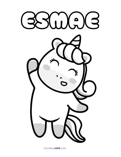 Esmae Name Coloring Pages - Coloring Home