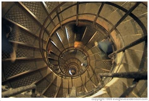 Spiral staircase inside the Arc de Triomphe. (Photo ID 9515-paris)