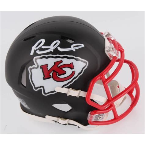 Patrick Mahomes autographed matte speed mini helmet $195 | Autograph ...