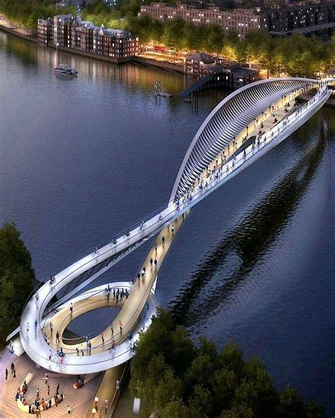 Beautiful bridge design! This is one of the concepts for London's ...