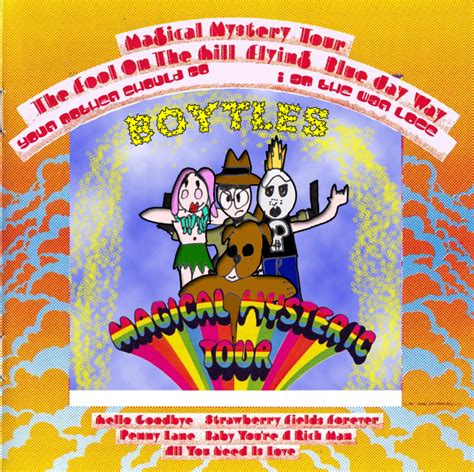 Album Cover Parodies of The Beatles - Magical Mystery Tour