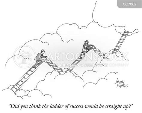 Ladder Of Success Cartoons and Comics - funny pictures from CartoonStock