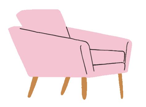 color_fuel chair mies mid century modern modern design Sticker