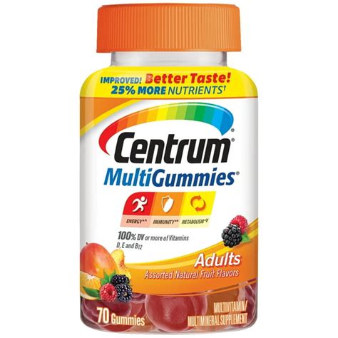 Centrum MultiGummies Adult Multivitamin Gummies, Multivitamin ...