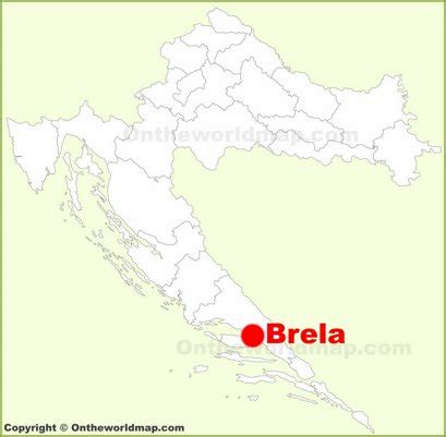 Brela Maps | Croatia | Discover Brela with Detailed Maps