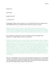 Cave Analysis Questions - Cave 1 Kaitlyn Cave Ms.Thurman English 1301/1302 11 October 2019 In ...