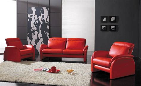 15 Photos Black and Red Sofa Sets