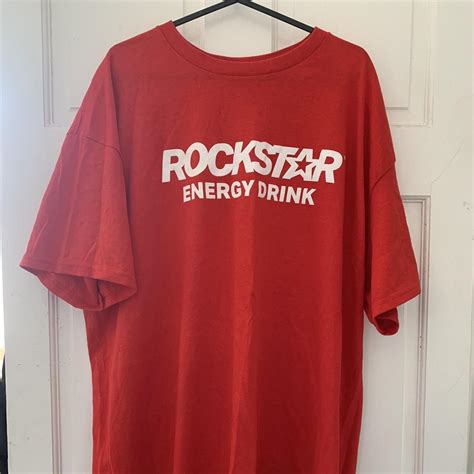 Rockstar energy drink tee T-shirt official... - Depop