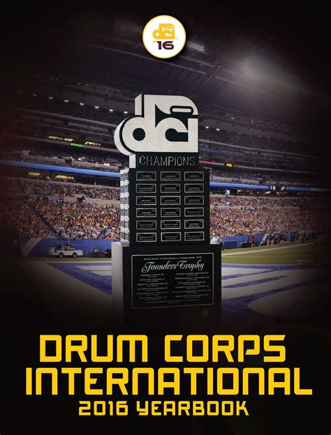 Drum Corps International 2016 Yearbook - Drum Corps International - Page 1 - 148 | Flip PDF ...