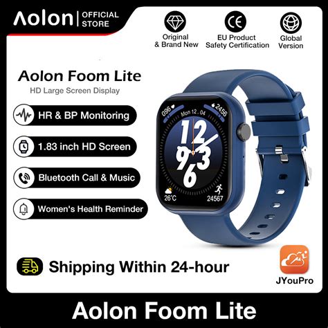 Aolon FOOM LITE Bluetooth Phone Quad Smart Watch Touchscreen Smart Watch With original charger ...