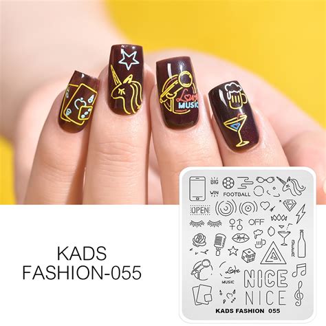 Nails salon professional product Nail Art Stamping Plates metal plates nail art for Diy