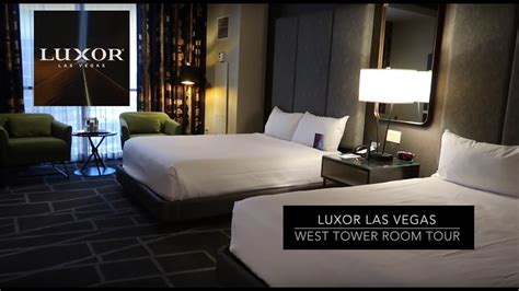 Luxor Las Vegas | West Tower Premium Queen Room Tour - YouTube