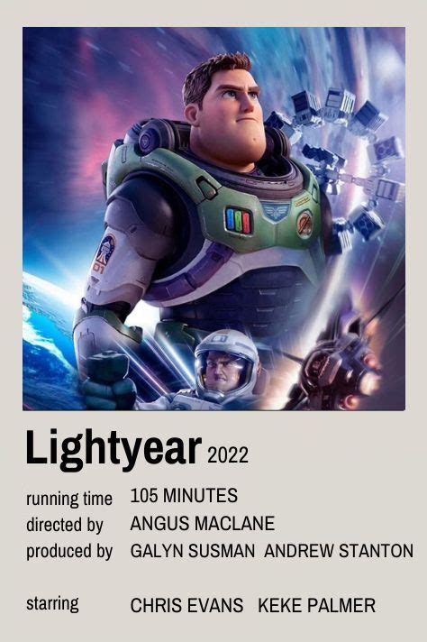 Lightyear 2022 Poster Card | Carteles de cine, Póster de tipografía ...