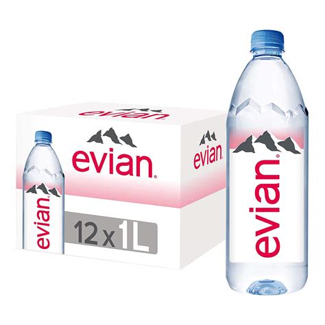 Evian Water 12 x 1000 ml, Natural Mineral, 12000 millilitre : Amazon.in ...