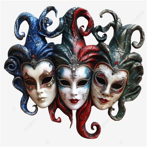 Carnevale Di Venezia Masks Characters, Venice, Masquerade, Italy PNG Transparent Image and ...