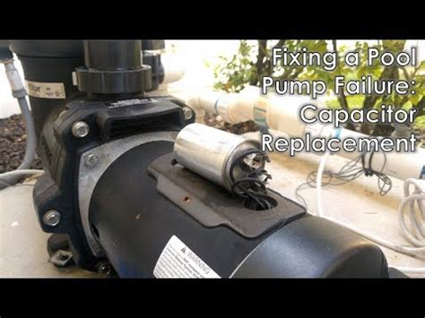 How to Fix Pool Pump Capacitor - YouTube