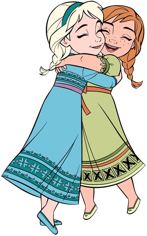 Elsa And Anna Clip Art