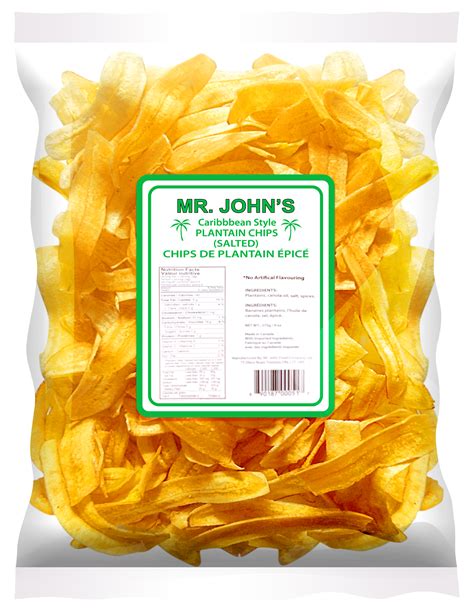 MR. JOHN'S Caribbean Style Plantain Chips - MR. JOHN'S FOOD | PLANTAIN & CASSAVA CHIPS