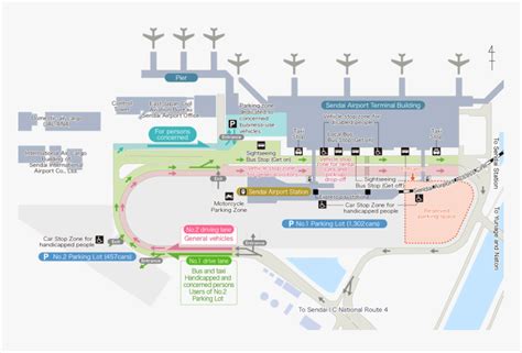 Map Of Sendai Airport Premises - Map, HD Png Download , Transparent Png Image - PNGitem