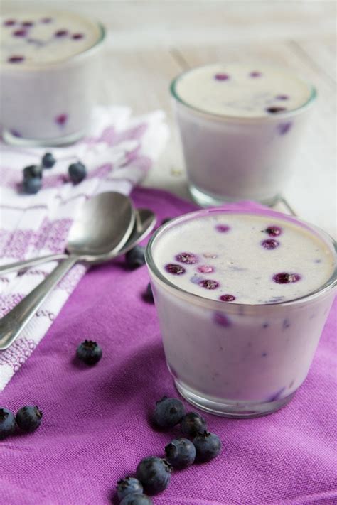 Keto Blueberry White Chocolate Panna Cotta | Healthful Pursuit