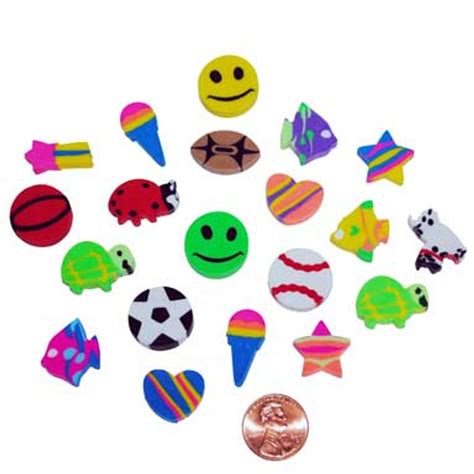 Mini Erasers Toy Assortment - Wholesale MIni Erasers