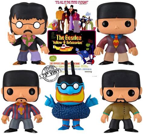 Os Beatles em Estilo Fofinho: Yellow Submarine Funko Pop! | Brinquedos ...