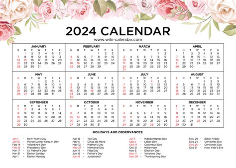 2024 Calendar Landscape Printable Free - Year Calendar 2024