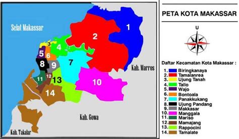 Peta Kota Makassar : Sejarah dan Letak Lokasi Geografis - JAGAD ID