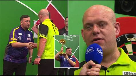 Michael van Gerwen sends classy message to Luke Littler after Bahrain ...