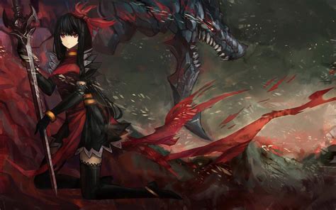 Dragon Girl Wallpapers - Top Free Dragon Girl Backgrounds - WallpaperAccess