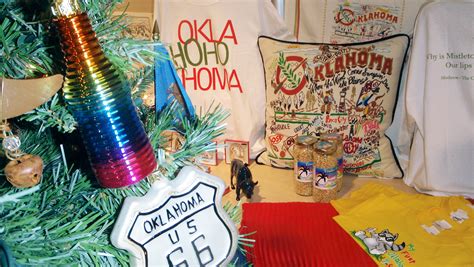 State shops offering gifts with Oklahoma theme