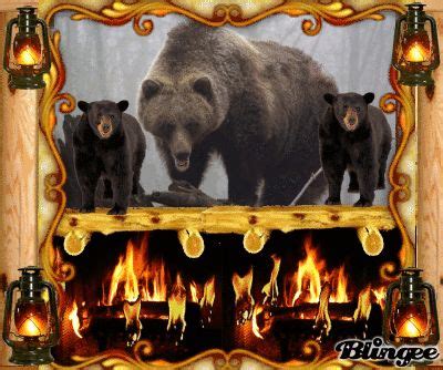 grizzly bear fireplace | Grizzly bear, Bear gif, Grizzly