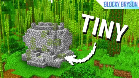 How to Make a Tiny Temple (7x6 Minecraft Jungle Pyramid) - YouTube