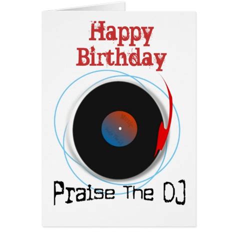 DJ Birthday Card | Zazzle