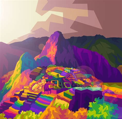 Rizkybobotoh: I will draw amazing wpap pop art landscape,building or anything for $15 on fiverr ...