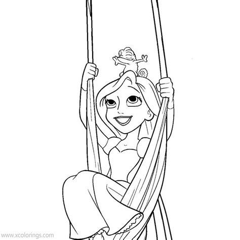 Baby Princess Rapunzel Coloring Pages