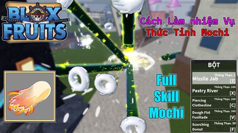 Blox Fruits - Mochi Thức Tỉnh Full Chiêu Kết Hợp Với Haki 7 Màu Quá Đẹp | Roblox | เนื้อหาที่ ...