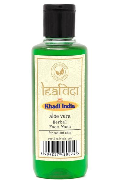 Buy Khadi Leafveda Aloe Vera Face Wash 210 ml online at best price ...