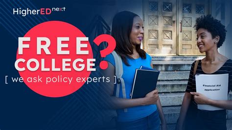 Free Community College? Policy experts respond. - YouTube