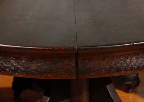 19th Century Original Black Painted Claw Foot Pedestal Coffee Table For ...