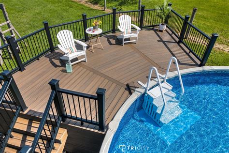 12 Above Ground Pool Deck Ideas on a Budget That Look Great