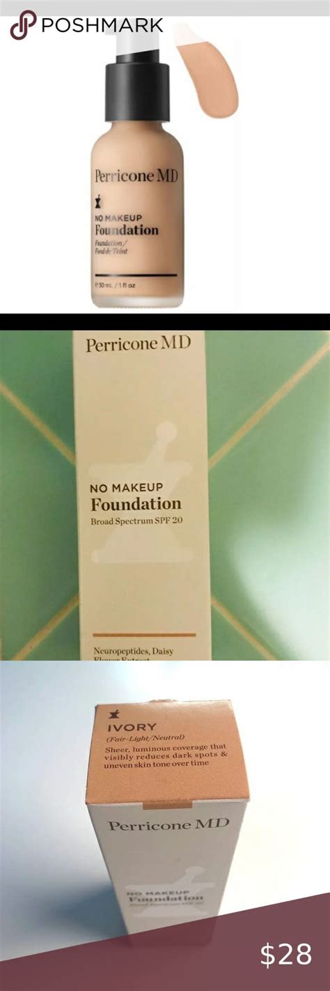 NWT Perricone MD no makeup foundation ivory | Makeup foundation, Luminous foundation, Foundation ...