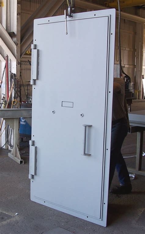 Ballistic doors for hardened shelters