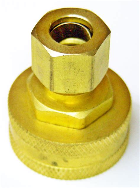 Brass Garden Hose Female Swivel x 3/8" Compression Fitting