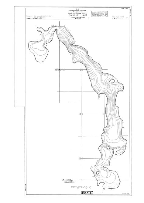 Lake depth maps: Minnesota DNR